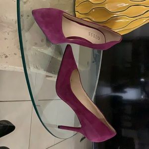 Suede Fuschia Beautiful Heels